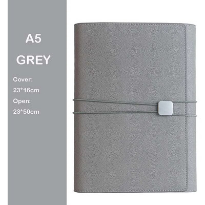 Σετ επαγγελματικού κουτιού δώρου A5 με λυτά φύλλα Creative Notebook Multi-function Coil Notepad Business Box Σετ Λογαριασμός χειρός Δερμάτινη θήκη Θήκη για σημειωματάριο