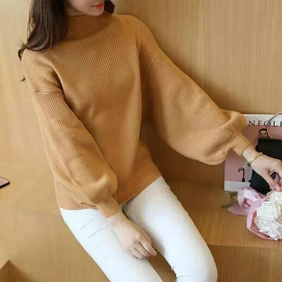 Ženski jesenski pulover s dolčevitom Pleteni mekani puloveri Džemperi od kašmira Osnovni mekani džemperi za žene 2023. Jesen Zima
