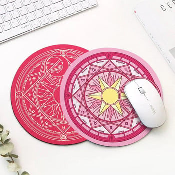 200 mm Kawaii Round Mouse Pad Desk Pad Laptop Mouse Mat for Office PC Компютърна клавиатура Неплъзгаща се гумена подложка за бюро коврик для мыши