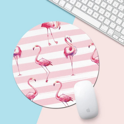 200 mm Kawaii apaļais peles paliktnis rakstāmgalda paliktnis klēpjdatora peles paklājiņš biroja datoram datora tastatūras neslīdošs gumijas rakstāmgalda paklājiņš коврик для мыши