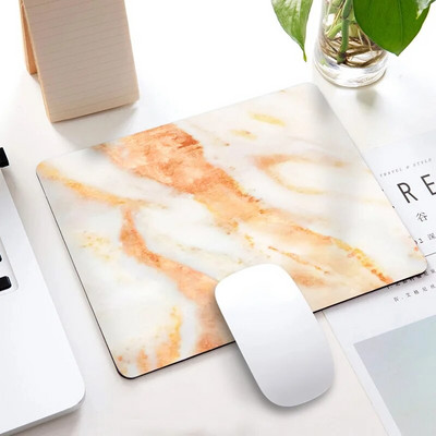 Marmora ziemeļu stila mazs peles paliktnis dators klēpjdatora peles paliktnis Taisnstūris, neslīdošs gumijas pamats galda paliktnis Galda paklājiņš rakstāmgalda piederumi