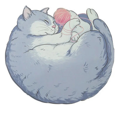 Kawaii Cat Mouse Pad Girl Cute Literary Cartoon Σετ Gamer Office Πατάκια γραφείου υπολογιστή Παχύ αντιολισθητικό αδιάβροχο χαλάκι πληκτρολογίου