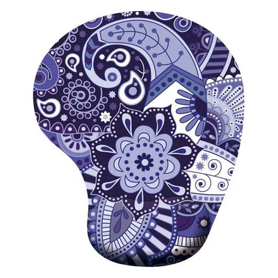 Marmora ergonomisks tastatūras paliktnis Atmiņas putu peles paliktnis Plaukstas balsts Neslīdošs, gumijas pamatnes spēļu peles paliktnis