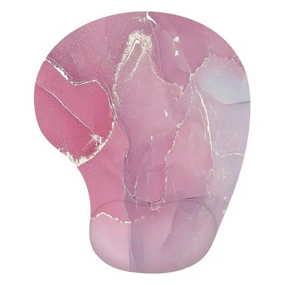 Marmora ergonomisks tastatūras paliktnis Atmiņas putu peles paliktnis Plaukstas balsts Neslīdošs, gumijas pamatnes spēļu peles paliktnis