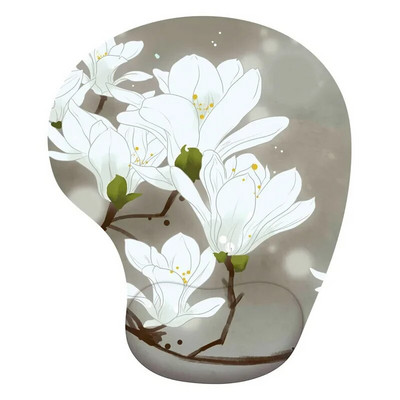 Marmora ergonomisks tastatūras paliktnis Atmiņas putu peles paliktnis Plaukstas balsts Neslīdošs, gumijas pamatnes spēļu peles paliktnis