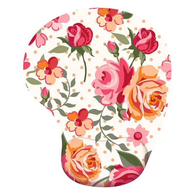 Marmora ergonomisks tastatūras paliktnis Atmiņas putu peles paliktnis Plaukstas balsts Neslīdošs, gumijas pamatnes spēļu peles paliktnis