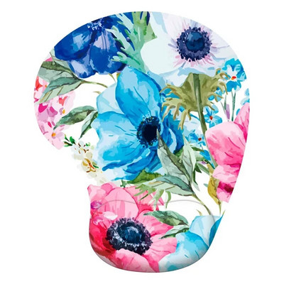 Marmora ergonomisks tastatūras paliktnis Atmiņas putu peles paliktnis Plaukstas balsts Neslīdošs, gumijas pamatnes spēļu peles paliktnis