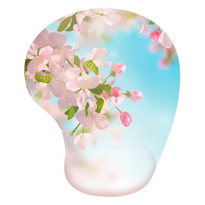 Marmora ergonomisks tastatūras paliktnis Atmiņas putu peles paliktnis Plaukstas balsts Neslīdošs, gumijas pamatnes spēļu peles paliktnis