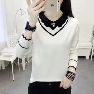 2023. gada jauns ziemas džemperis Sieviešu adīšanas džemperis Fashion Basic Top rudens silts, mīksts pulovers Trikotāžas džemperi Femme Pull