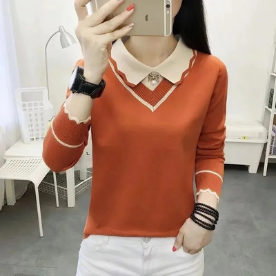 2023. gada jauns ziemas džemperis Sieviešu adīšanas džemperis Fashion Basic Top rudens silts, mīksts pulovers Trikotāžas džemperi Femme Pull