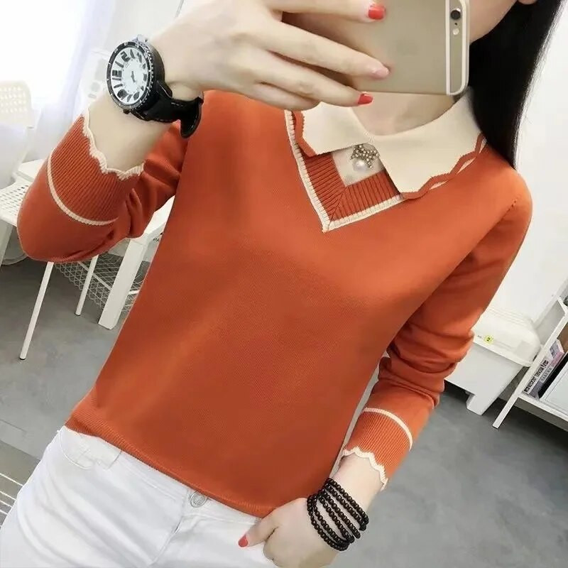 2023. gada jauns ziemas džemperis Sieviešu adīšanas džemperis Fashion Basic Top rudens silts, mīksts pulovers Trikotāžas džemperi Femme Pull