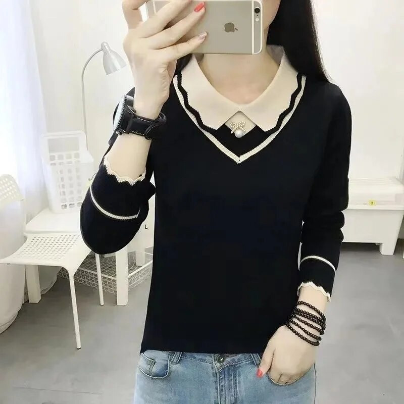 2023. gada jauns ziemas džemperis Sieviešu adīšanas džemperis Fashion Basic Top rudens silts, mīksts pulovers Trikotāžas džemperi Femme Pull