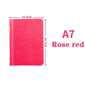 A7 mini kabatas piezīmju grāmatiņa, ādas vāks, pārnēsājams biznesa piezīmju bloks, tukša lapa dienasgrāmatas piezīmju plānotājs piezīmju grāmatiņa