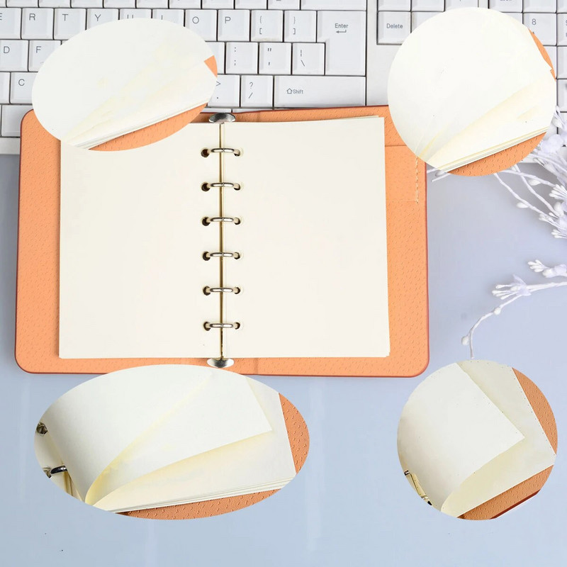 A7 mini kabatas piezīmju grāmatiņa, ādas vāks, pārnēsājams biznesa piezīmju bloks, tukša lapa dienasgrāmatas piezīmju plānotājs piezīmju grāmatiņa