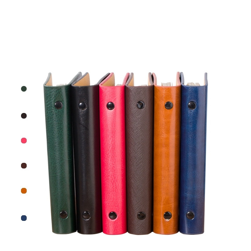 A7 mini kabatas piezīmju grāmatiņa, ādas vāks, pārnēsājams biznesa piezīmju bloks, tukša lapa dienasgrāmatas piezīmju plānotājs piezīmju grāmatiņa