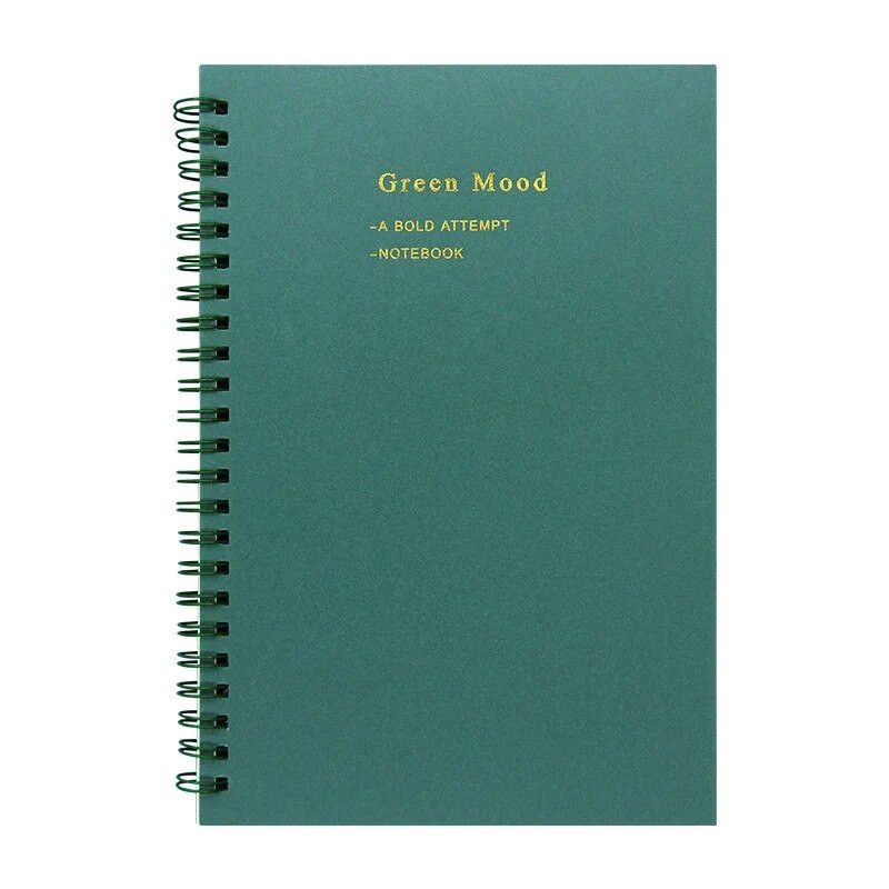 A5 Vintage spirālveida piezīmju grāmatiņa, 80 lapas/160 lappuses Memo Journal Dienasgrāmata Piezīmju grāmatiņas Spirālveida dizains studentiem Biroja bizness