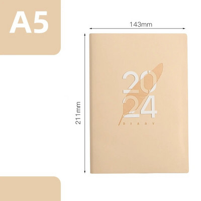 2024 A5 Agenda Planner Σημειωματάρια Περιοδικά Σημειωματάρια Kawaii Ημερολόγιο Εβδομαδιαία Λίστα Εκκρεμοτήτων Habit Tracker Σχολικά προμήθειες γραφείου Ισπανικά