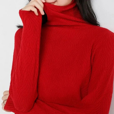 2023. gada rudens trikotāžas sieviešu džemperi ar rievotiem džemperiem Rudens ziemas pamata sieviešu džemperi, kas ir piemēroti mīkstiem siltiem topi