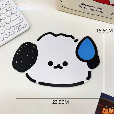 PVC Non-slipCute peles paliktnis mazs dzīvnieks mazs piezīmjdators biroja multfilmas studentu radošais rakstāmgalda paliktnis