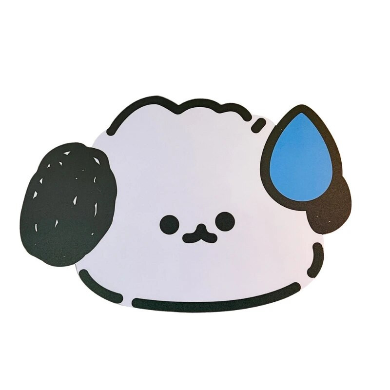 PVC Non-slipCute peles paliktnis mazs dzīvnieks mazs piezīmjdators biroja multfilmas studentu radošais rakstāmgalda paliktnis