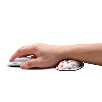 1 бр. Нова проста мека гумена предпазна подложка за мишка за китката Creative Computer Gaming Wrist Pad Неплъзгаща се подложка за мишка за китката за офис