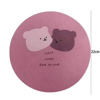 Cartoon Bear Office Thicken Mouse Pad Υποστήριξη καρπού σιλικόνης Comfort μαλακό μαξιλαράκι Μαλακό μαξιλαράκι καρπού για οικιακή εργασία γραφείου Mousepad