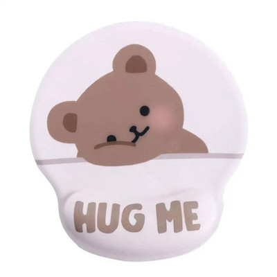 Cartoon Bear Office Thicken Mouse Pad Υποστήριξη καρπού σιλικόνης Comfort μαλακό μαξιλαράκι Μαλακό μαξιλαράκι καρπού για οικιακή εργασία γραφείου Mousepad