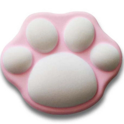 3D подложка за мишка с котешка лапа Kawaii Поставка за китката Удобна възглавница за ръце Неплъзгаща се опора за китката Корейски канцеларски материали Офис консумативи