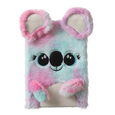 Karikatūra Jauna Jauka Koala Plīša Dienasgrāmata Grāmata Bērnu Koks Slinks Lācis Piezīmju grāmatiņa Studente Dāvana Rokas Virsgrāmata