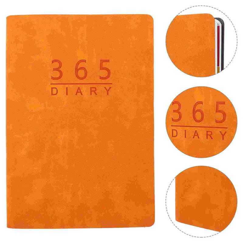 2024 Agenda Book Planner Kulumiskindel sülearvuti märkmik ingliskeelse paberi ajakava