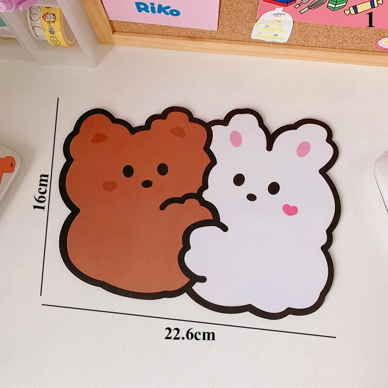 Χαριτωμένο αντιολισθητικό Mouse Pad Mouse Mat Desk Pad Mouse Pad Cartoon Αναλώσιμα γραφείου Creative INS Cartoon Κορεάτικο Στιλ