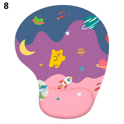 Silikoninis riešo atramas pelės kilimėlis Ergonomiškas rankų palaikymas Neslystantis žaidimų pelių kilimėlis Minkštas pelės kilimėlis staliniam kompiuteriui nešiojamam kompiuteriui