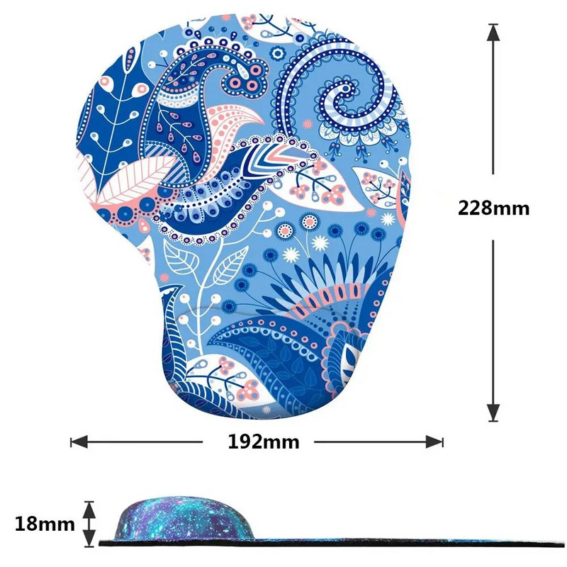 Silikoninis riešo atramas pelės kilimėlis Ergonomiškas rankų palaikymas Neslystantis žaidimų pelių kilimėlis Minkštas pelės kilimėlis staliniam kompiuteriui nešiojamam kompiuteriui