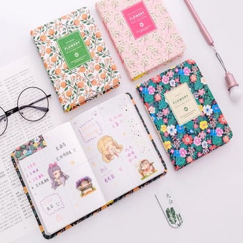 Kawaii Floral Plants Planner Notebook Ins Diary Journal Budget Study Planner Месечен дневен ред График Организатор Корейски канцеларски материали