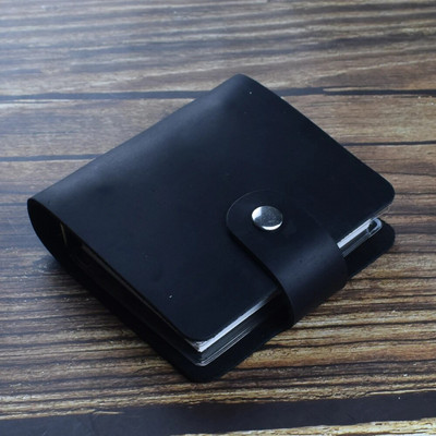 Φορητό Φορητό Φύλλο Εβδομαδιαίου Σχεδίου Σημειωμάτων Σημειωματάριο Ταξιδίου με Κουμπί Γνήσιο Δερμάτινο Κάλυμμα