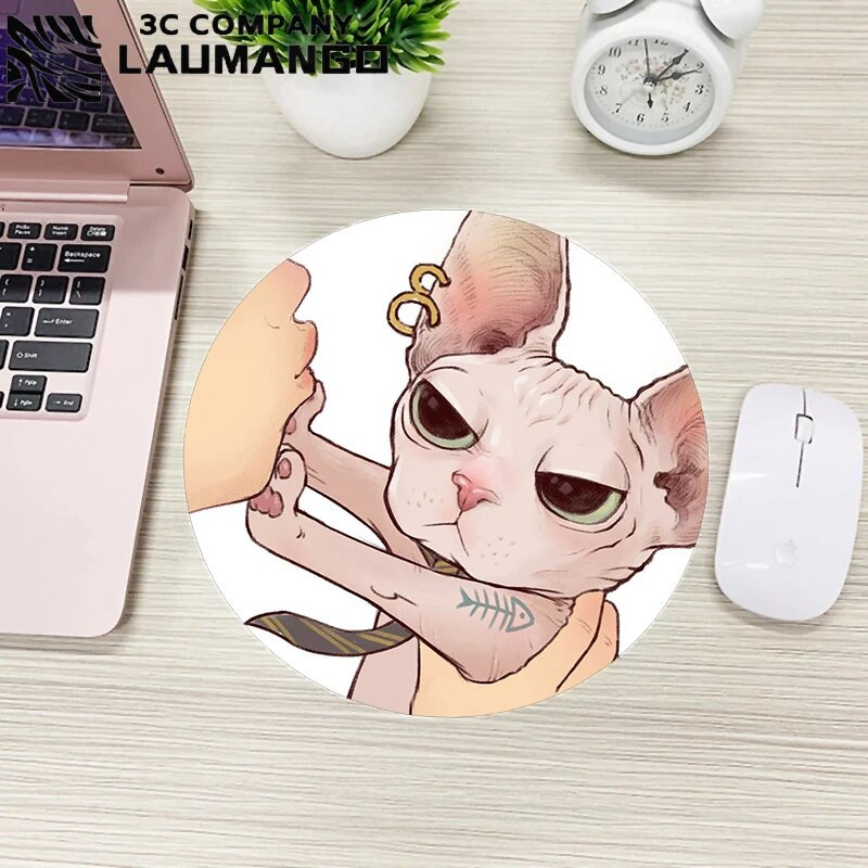 Spēļu peles paliktnis DIY Anime peles paklājiņi tastatūras paklājiņš, dators Gamer Complete Custom Kawaii pad datoru biroji Mause gumijas kaķu klēpjdatori