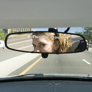 Пътническа принцеса Звезда Автомобилно огледало за обратно виждане Водоустойчиви стикери Декорация на автомобилно превозно средство Винилова стикера Стикер Аксесоари за интериора на автомобила