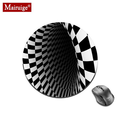 Karstā izpārdošana 3D Illusion Neslīdošs apaļš mazs peles paliktnis Peļu paklāji Paklāji Spēļu piederumi Galda paklājiņš pelei Gamer PC klēpjdatoram