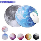 Fashion Moon Phase Planet Retro peles paliktnis apaļš datora peles paliktnis spēļu peles paliktnis datoram klēpjdatora galddatoram Macbook Pro peles paliktnis