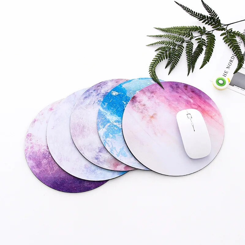 Fashion Moon Phase Planet Retro peles paliktnis apaļš datora peles paliktnis spēļu peles paliktnis datoram klēpjdatora galddatoram Macbook Pro peles paliktnis