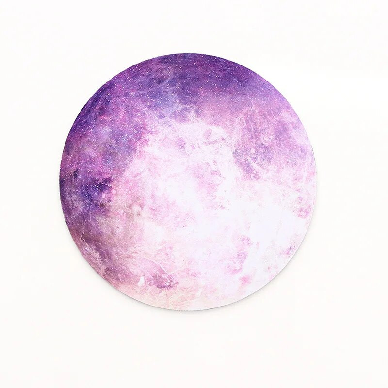 Fashion Moon Phase Planet Retro peles paliktnis apaļš datora peles paliktnis spēļu peles paliktnis datoram klēpjdatora galddatoram Macbook Pro peles paliktnis
