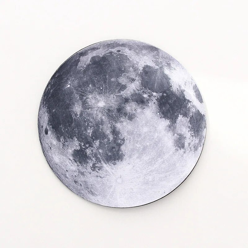 Fashion Moon Phase Planet Retro peles paliktnis apaļš datora peles paliktnis spēļu peles paliktnis datoram klēpjdatora galddatoram Macbook Pro peles paliktnis