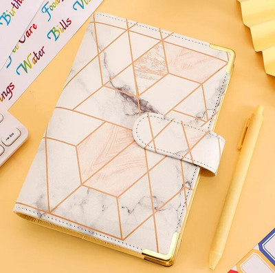 Macaroon Color A6 PU ādas iesiešanas piezīmju grāmatiņas vāka dienasgrāmata Dienas kārtības plānotājs Papīra vāks Skolas kancelejas preces