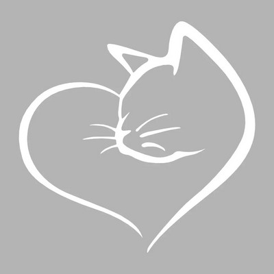 Smieklīgi kaķu sirsniņas automašīnu uzlīmes PVC atstarojošas uzlīmes Auto ārējās apdares piederumi Radošas uzlīmes automašīnu vējstiklam