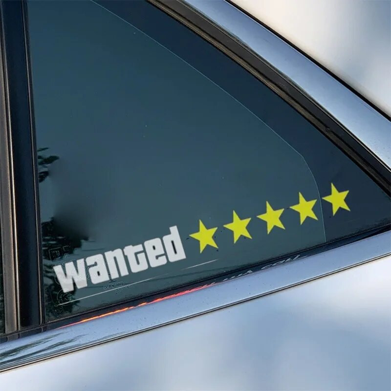 Modes Vējstikls Elektriskais LED Meklējamo automašīnu logu Uzlīmes Auto Motociklu Drošības Brīdinājuma zīmes Auto Uzlīmes Dekorācijas uzlīme