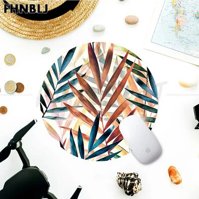 Green Leaf Flower Gumijas mazs galddatora galda paklājiņš Kawaii spēļu piederumi studentiem Rakstāmpaliktnis Peles paliktnis PC Gamer Mousemat