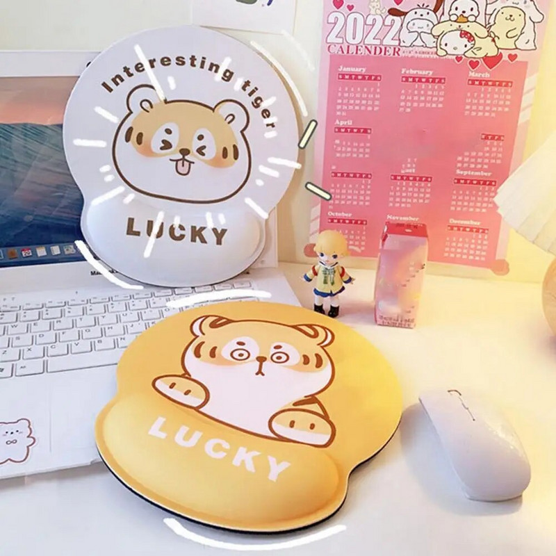 Πληκτρολόγιο Mouse Pad Ποντίκι κινουμένων σχεδίων με στήριγμα καρπού Υπολογιστή για φορητό υπολογιστή χαλί φορητού υπολογιστή με στήριγμα χειρός Mice Pad Gaming με υποστήριξη καρπού