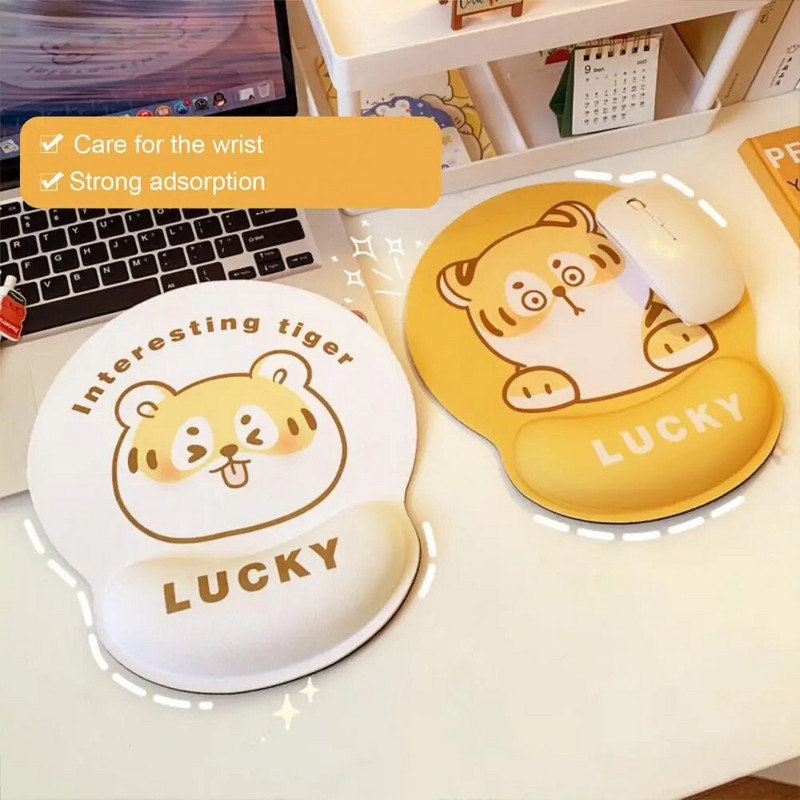 Πληκτρολόγιο Mouse Pad Ποντίκι κινουμένων σχεδίων με στήριγμα καρπού Υπολογιστή για φορητό υπολογιστή χαλί φορητού υπολογιστή με στήριγμα χειρός Mice Pad Gaming με υποστήριξη καρπού