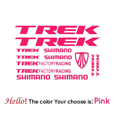 Átlátszó Trek vinyl kerékpáros matricák váz MTB DH szénszálas kerékpármatricák Trek országúti kerékpáros dekormatrica