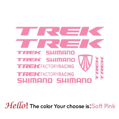 Átlátszó Trek vinyl kerékpáros matricák váz MTB DH szénszálas kerékpármatricák Trek országúti kerékpáros dekormatrica